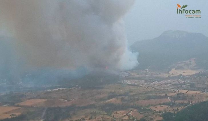 Incendio en Riópar, Finca El Lagunazo y alrededores.